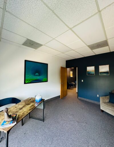 Peaceful counseling room for individual therapy in Natick MA